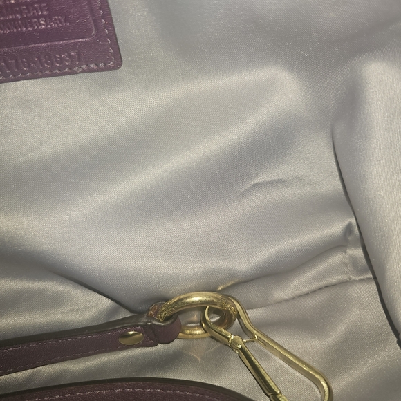 Coach Satchel Bag 18637 Madison Nylon Mahogany - Picture 9 of 10